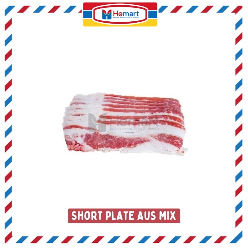 

[HeMart] Short Plate AUS Mix Per Kg / Daging Segar