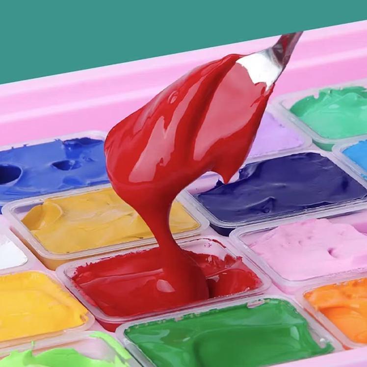 

Terlaris.. olla Himi Gouache 18/24/56 Warna Colors 30ml 100% Original/Gouache Paint Jelly Cup Set