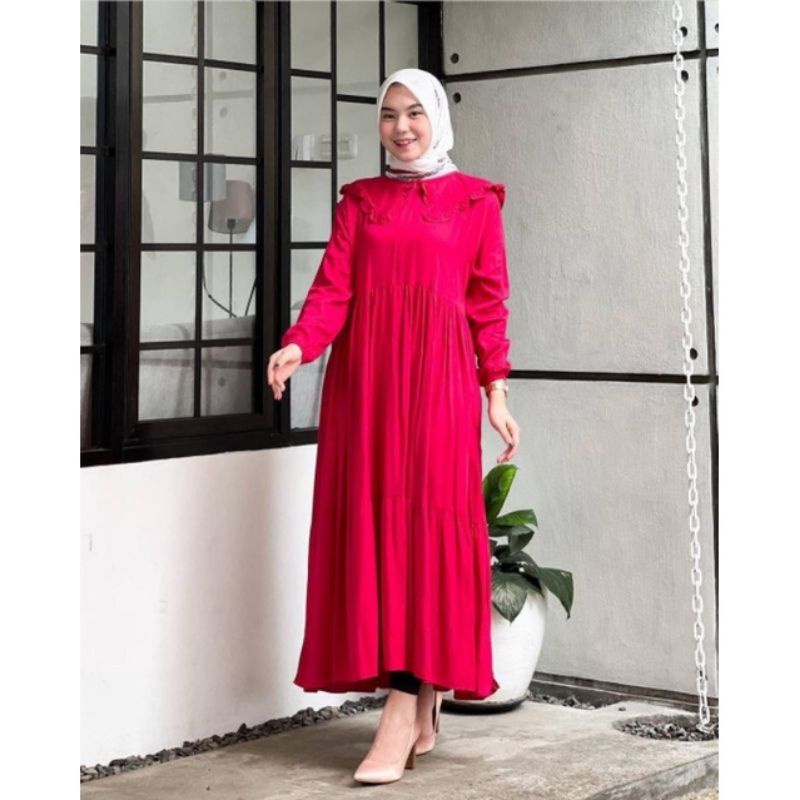 RAISA MIDI DRESS RAYON VISCOSE/ MIDI DRESS RAYON TERBARU