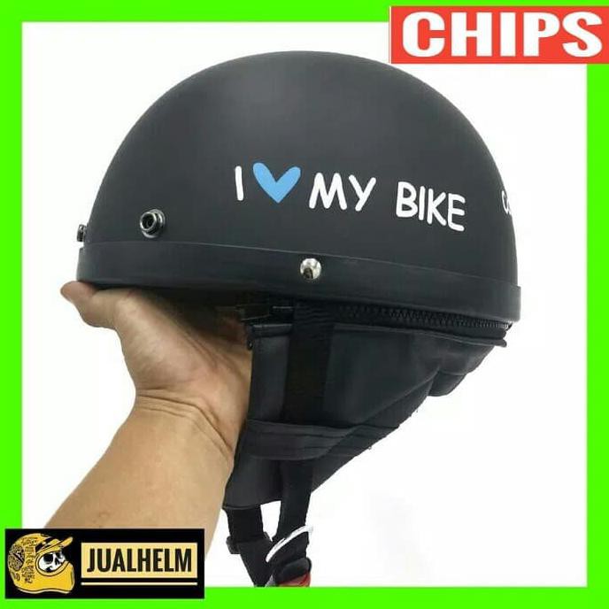 RESPON CEPAT HELM CHIPS MY BIKE - HELM VINTAGE - HELM CHIP EKONOMIS