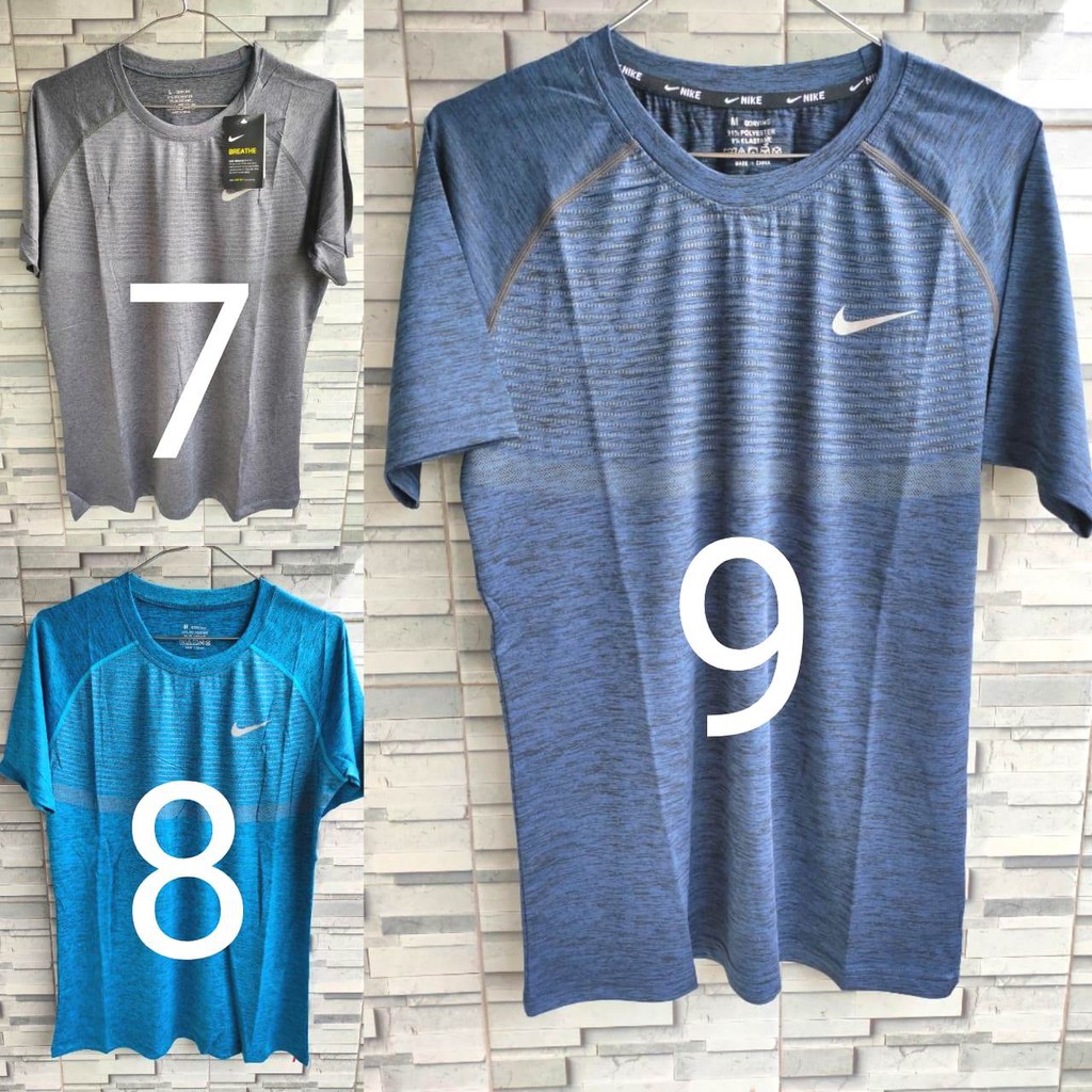 HQ 530# KAOS OLAHRAGA NYLON NIKE IMPORT / KAOS OLAHRAGA PRIA / KAOS DRY-FIT CEPAT KERING BERNAPAS