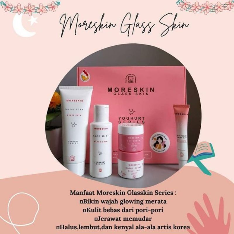 MORESKIN GLASKIN PAKET PEMUTIH WAJAH ORIGINAL NASA / PAKET MORESKIN NASA