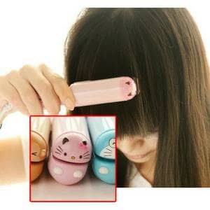 Catok Rambut Mini Lurus Keriting Karakter 2 IN 1 Design By KEMIER