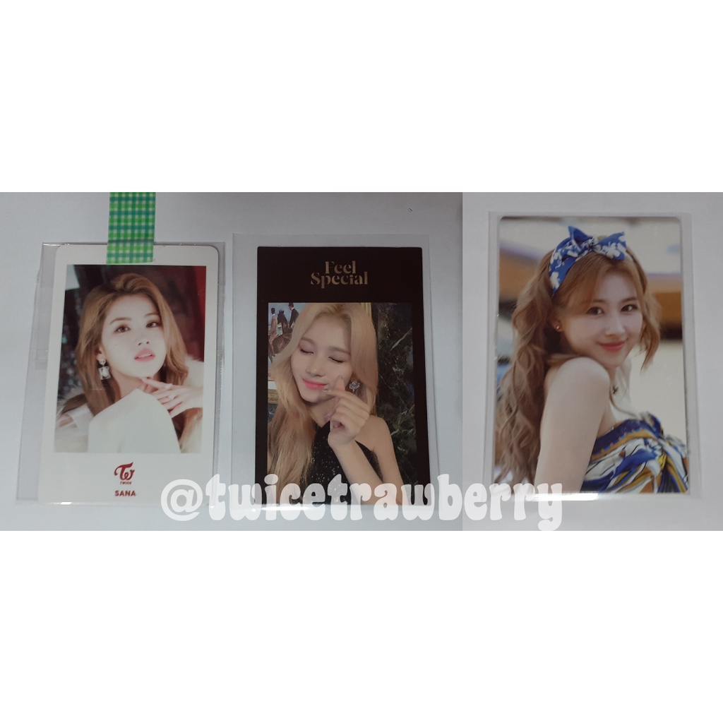 Photocard Pola Sana TWICE Monograph TOL Perfect World Feel Special