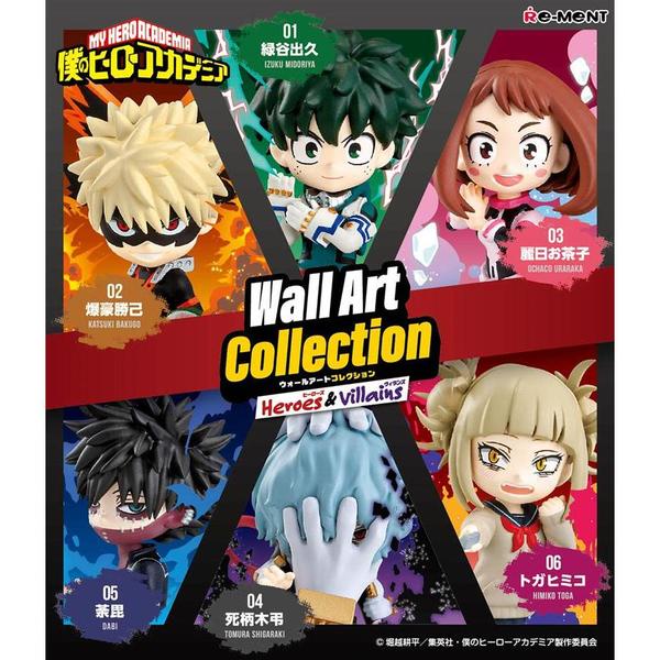 Toys Re-Ment My Hero Academia Wall Art Collection Figure (Set of 6)