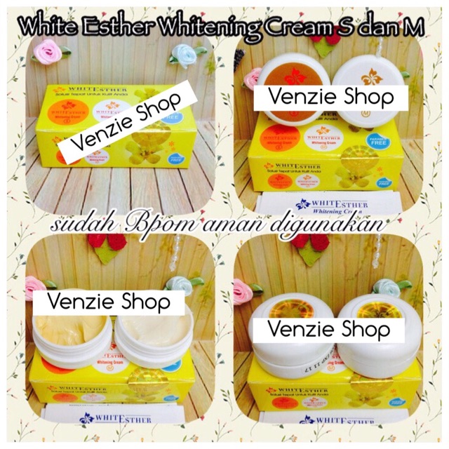 Paket Cream Esther Whitening S-M