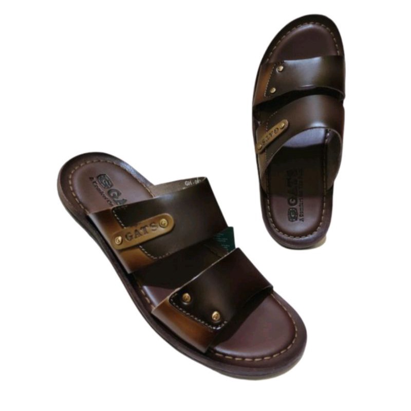 Sandal Kulit Pria Gats GH-002 Leather Original