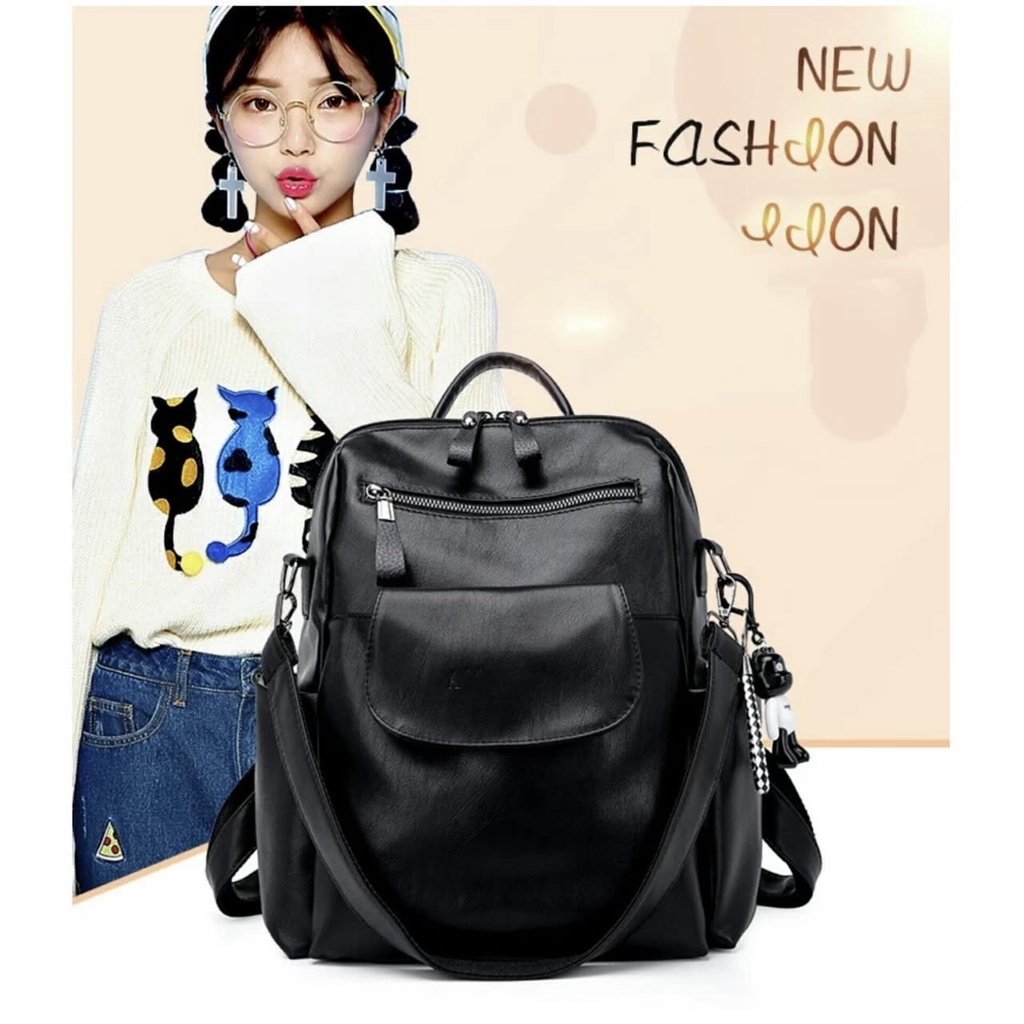 ST99_ Tas Ransel Backpack Terbaru - Tas Ransel Wanita Korean Style - Tas Ransel Multifungsi