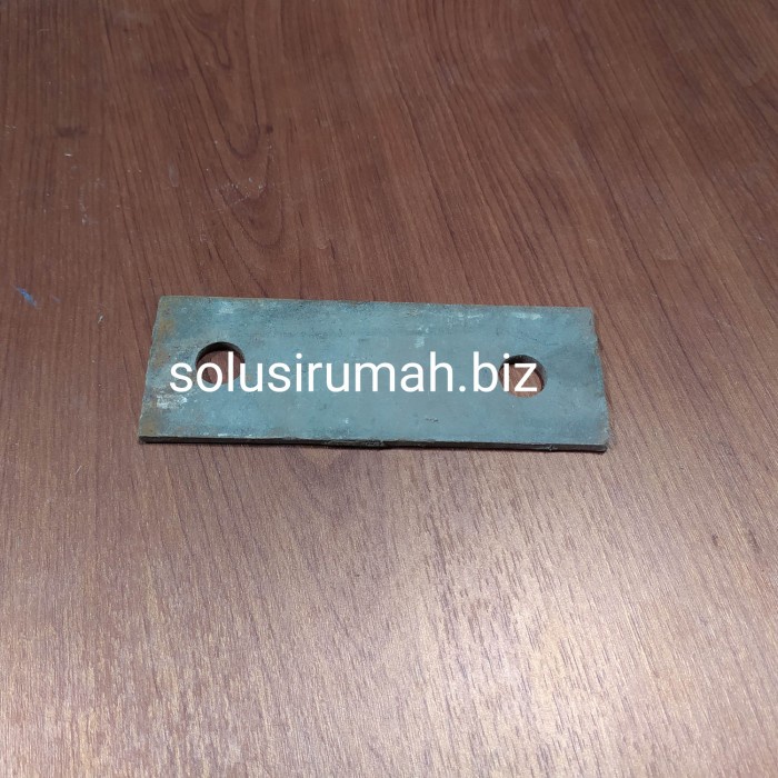 PERPCS PLAT LURUS 17X5CM +- JARAK LB 10CM BESI KLEM PISAH KOTAK U KAYU