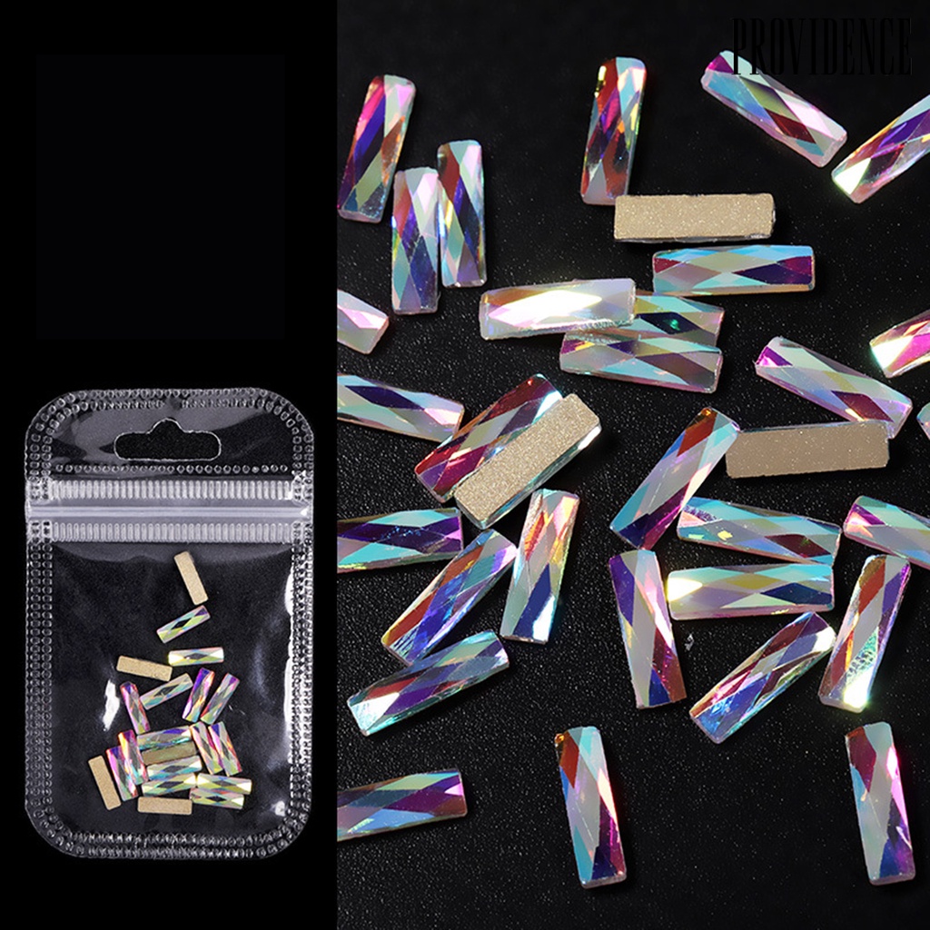 Providence 20Pcs/Pack Sequins Decor Delicate Nail Art Rhinestone 3D Nail Manicure Decal for Women