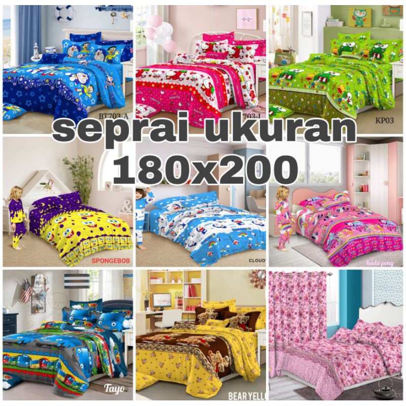 seprei karakter / seprei karakter murah / bedcover / badcover set murah / seprei 180x200