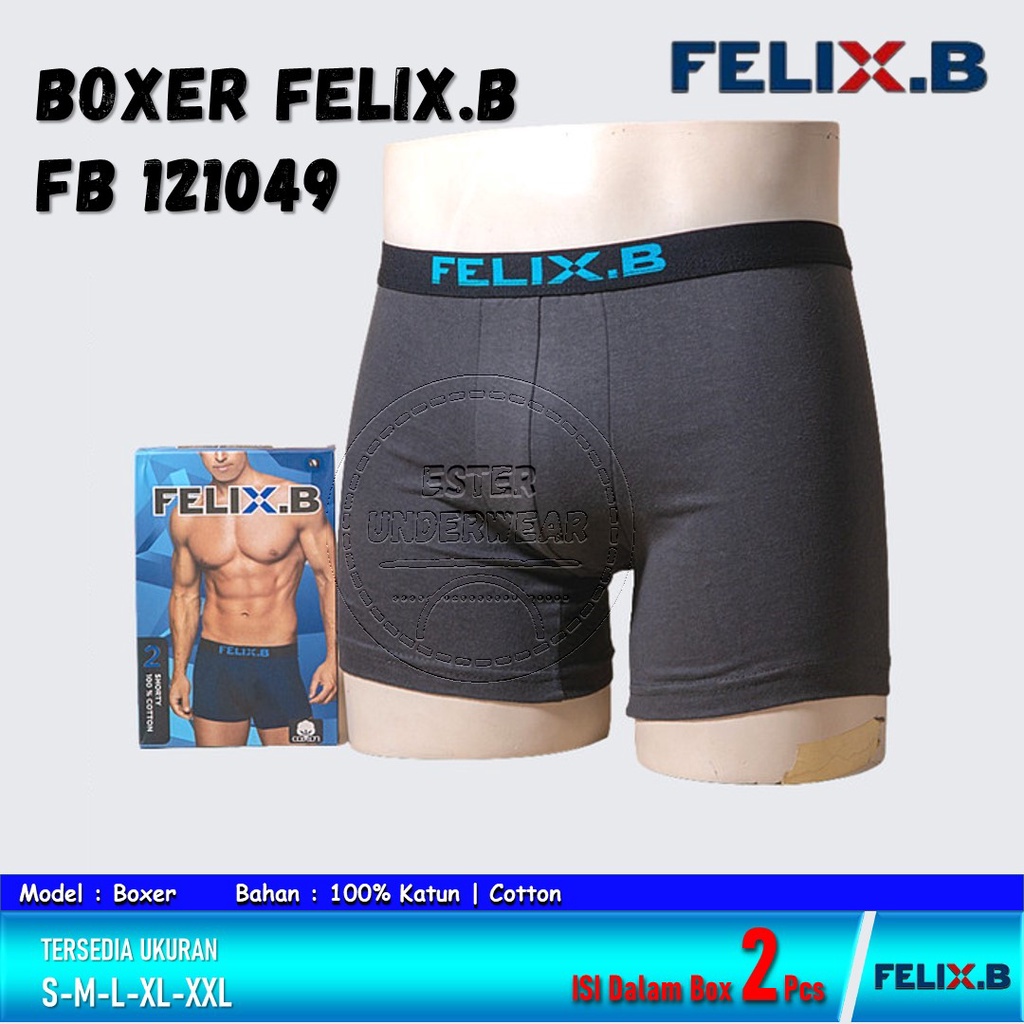 Celana Boxer Felix.B FB 121049 isi 2Pcs