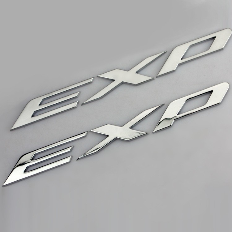 Sticker Emblem Tulisan Warna Hitam/Silver/Chrome untuk Kap Mesin Ford Explorer 2011-2018