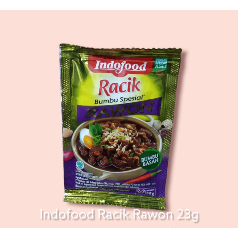 

indofood bumbu racik rawon 23g