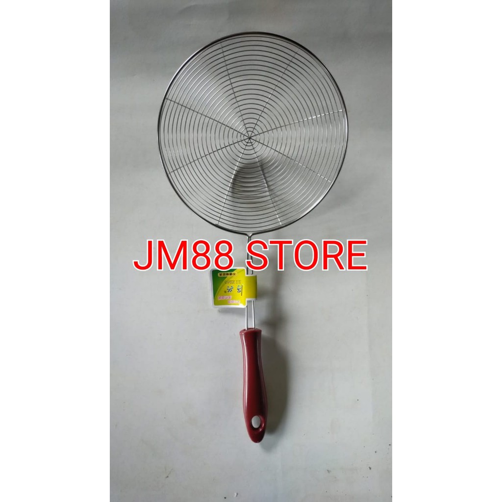 Saringan minyak / Saringan gorengan / Serokan stainless / Saringan gorengan stainless / Serokan ikan