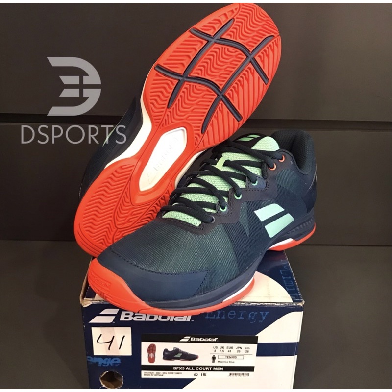 Babolat SFX 3 Majolica Blue SFX3 2021 AC ( Tennis Shoes Sepatu Tenis ) ORIGINAL