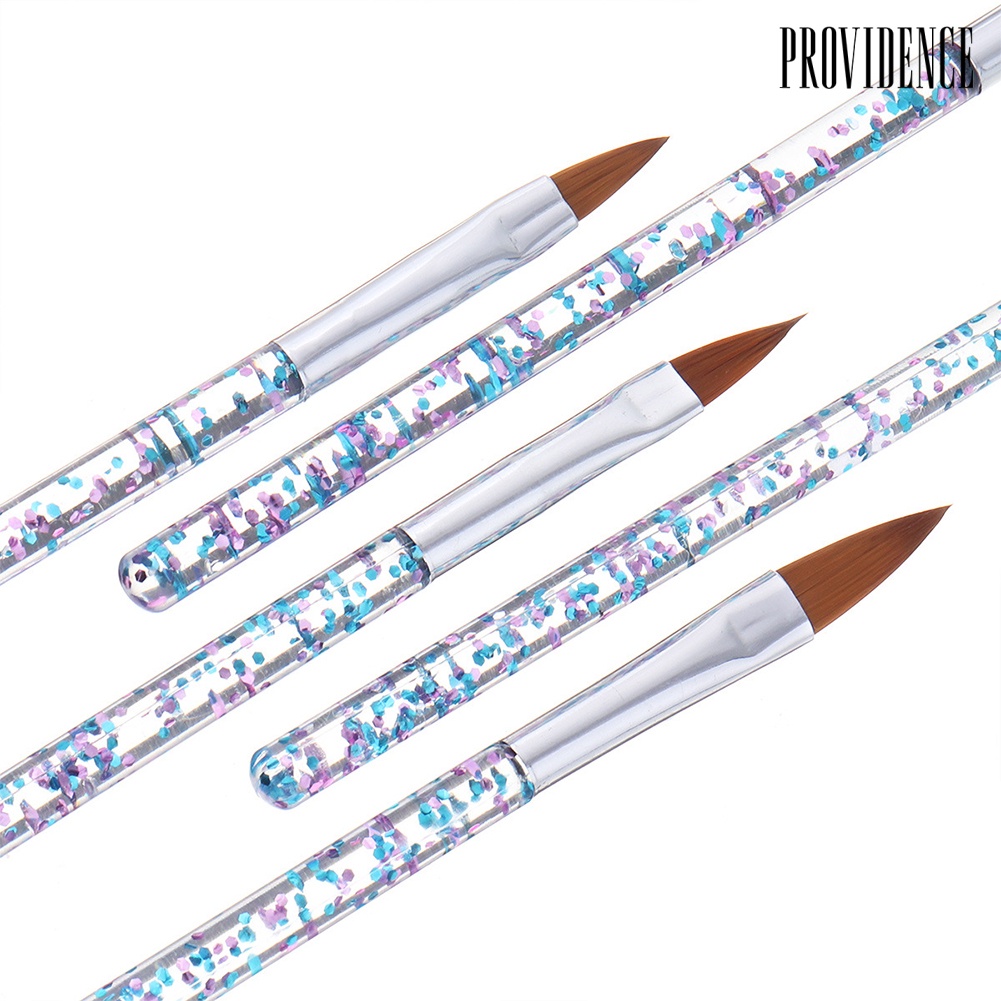 Providence 5Pcs/Set Flower Pattern Nail Art Painting Brushes Drawing Pens Manicure Tools