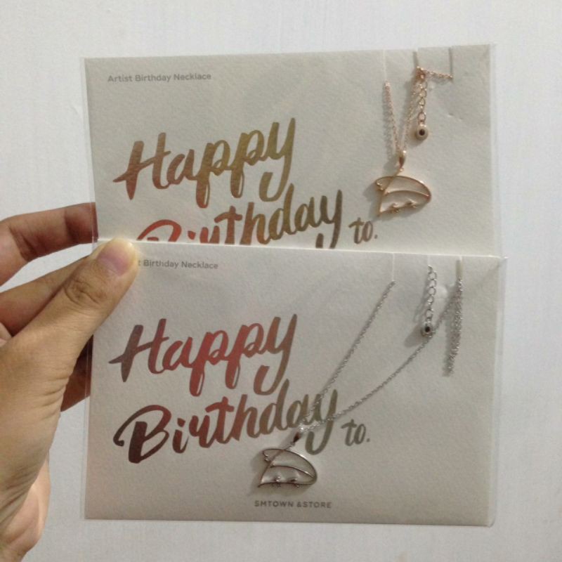 SM Artist Birthday Necklace 2020 KALUNG BIRTHDAY EXO