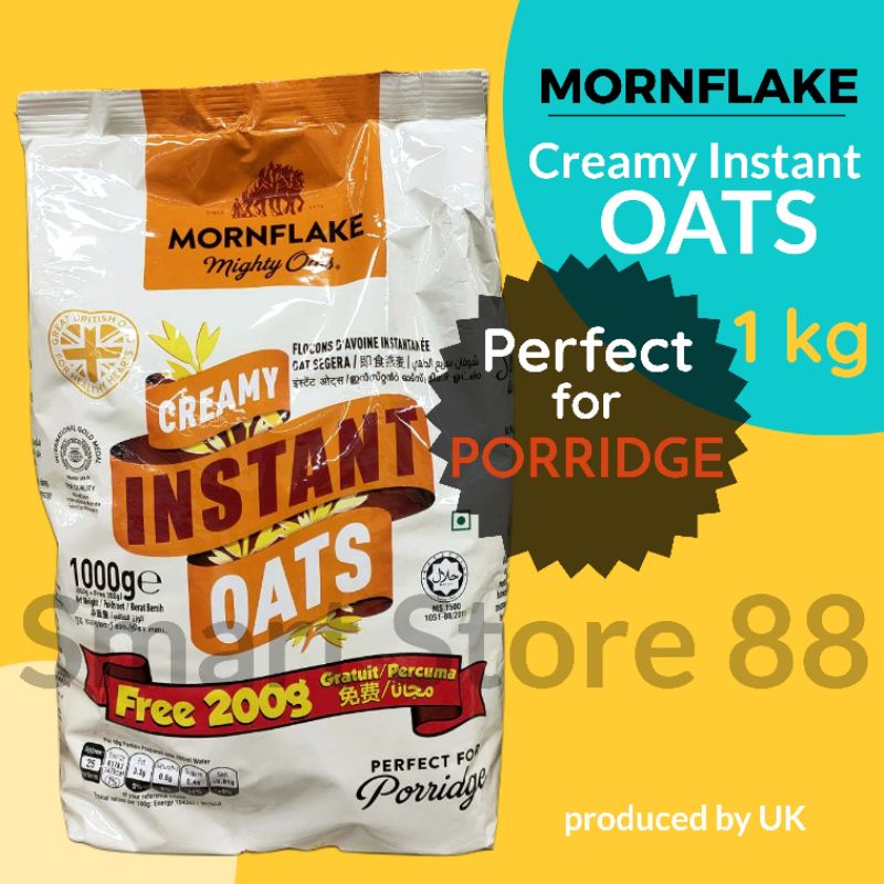

Mornflake Instant Oat 800gr Morn Flake Sereal Oat Instant