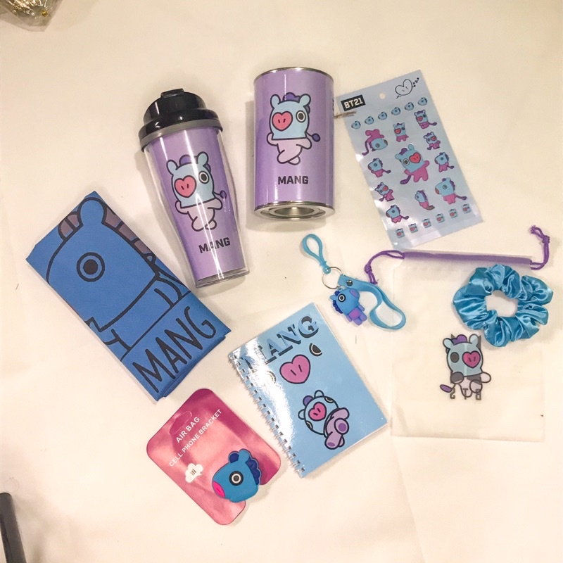 [MANG] GIFT BOX | HAMPERS SET BT21 TOTEBAG LENGKAP FREE POUCH &amp; SCRUNCHIE EDISI MANG KADO CEWEK / KADO PACAR / KADO ANAK / KADO GADUATION