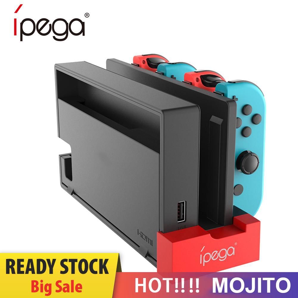 MOJITO PG-9186 Controller Charger Charging Dock Stand for Nintendo Switch Joy-Con