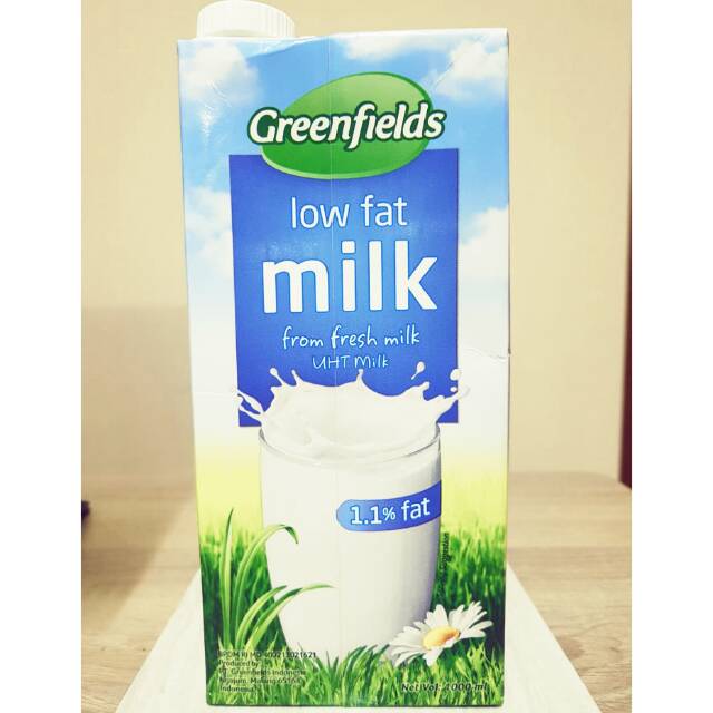 

Susu low fat milk Greenfields
