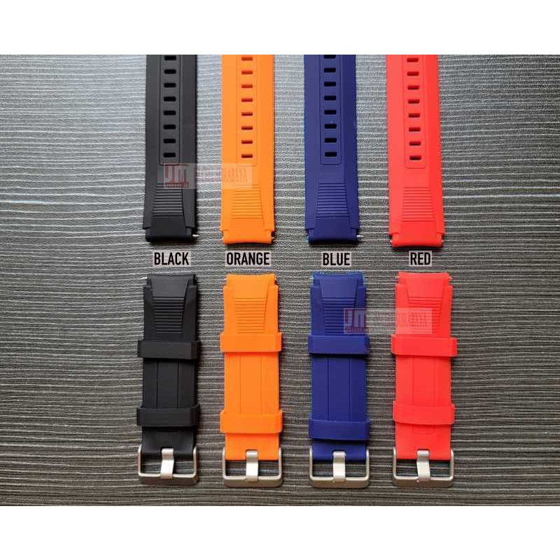 SIKAI Wide Watch Strap Eggel Tempo 3 Kotak - Tali Jam Tangan 20mm Rubber Sporty Silikon