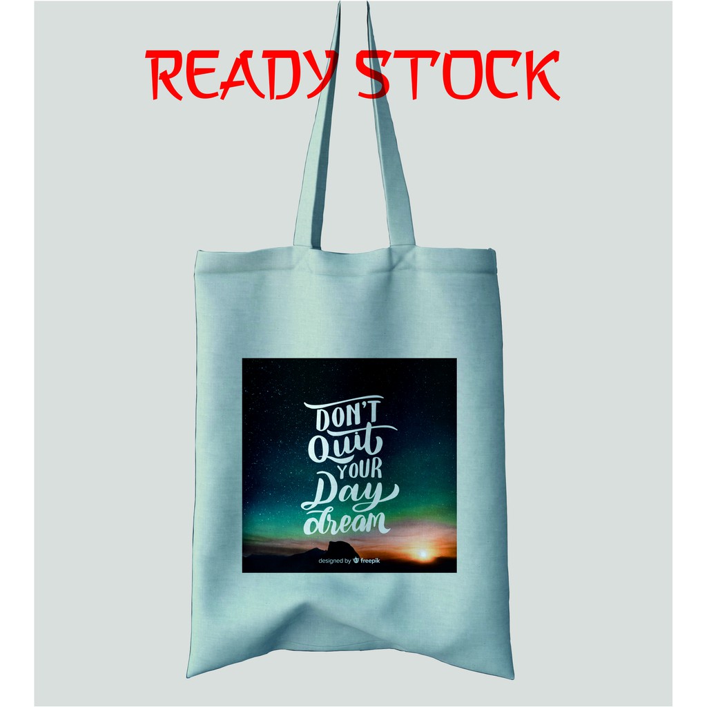 Totebag Premium - Canvas Drill - Bukan Blacu - Tas Fashion Wanita -  RS012