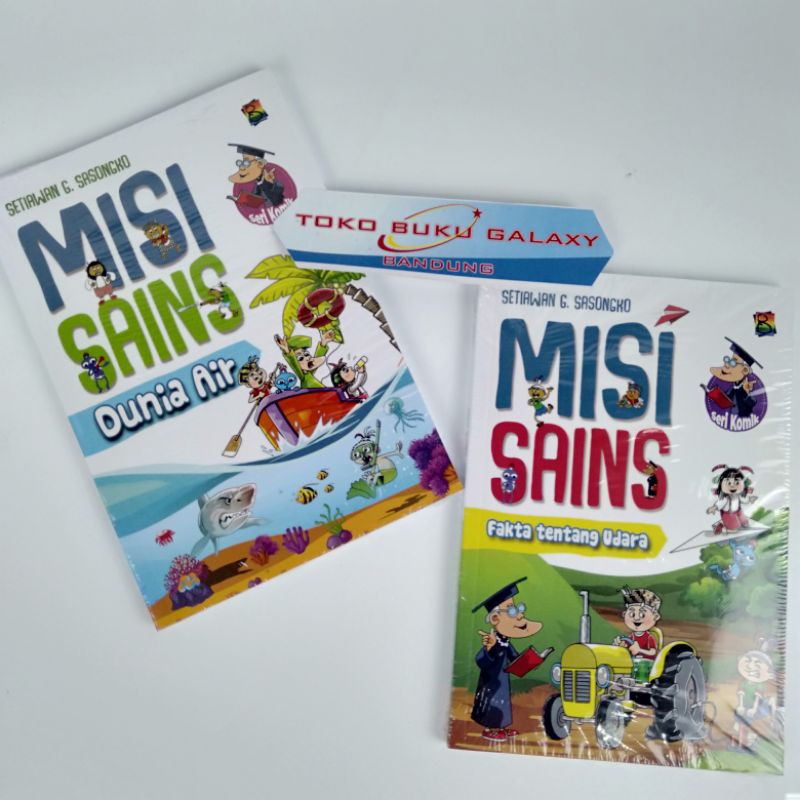 Komik Anak Komik Sains - Misi Sains Dunia Air Fakta tentang Udara Buku Cerita Sains