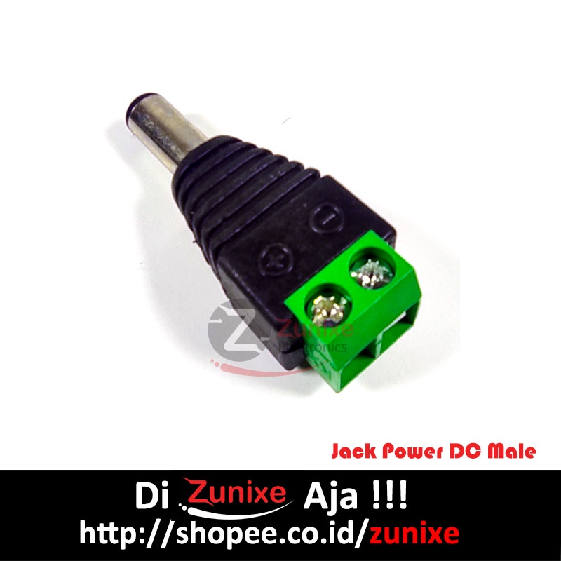 Jack Power DC Male Konektor Jack Soket Socket DC Konektor Connector Adaptor Baut Male