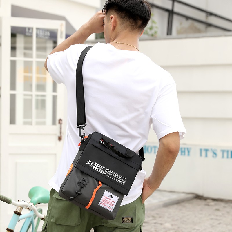 HAOSHUAI 202 Tas Selempang Pria Waistbag Pria Waterproof WATCHKITE WKOS