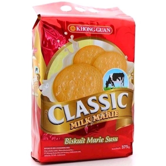 

Khong Guan Biscuit Classic Milk Marie 375 Gram