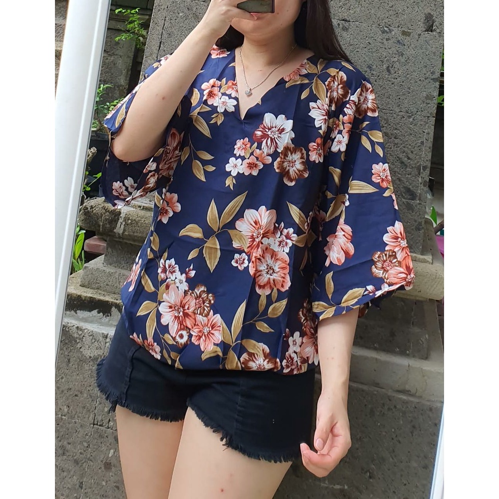 HATI STORE/BLOUSE LONCENG RAYON/BLOUSE RAYON JUMBO/ATASAN RAYON JUMBO/ATASAN RAYON BIG SIZE/RAYON BA