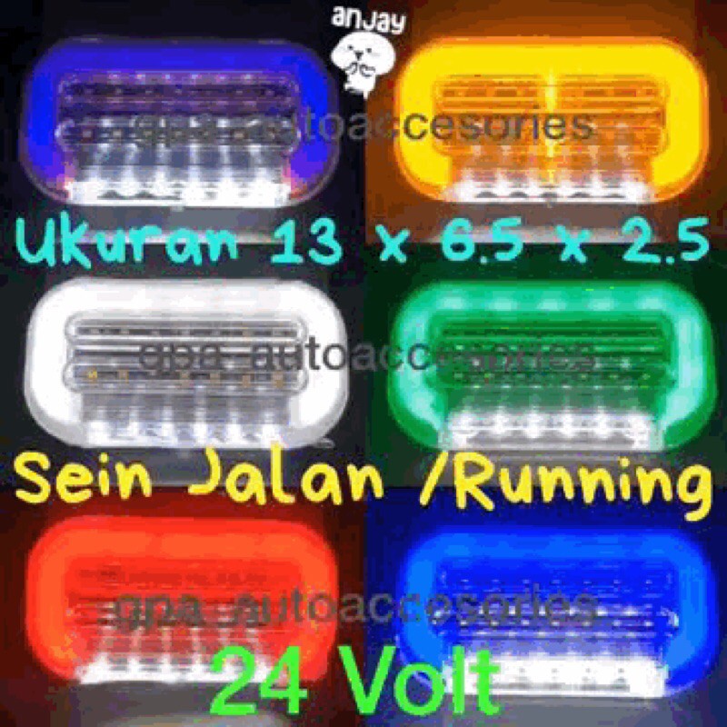 BISA COD !!  PROMO  Lampu Bak Truk Running 24V 12V