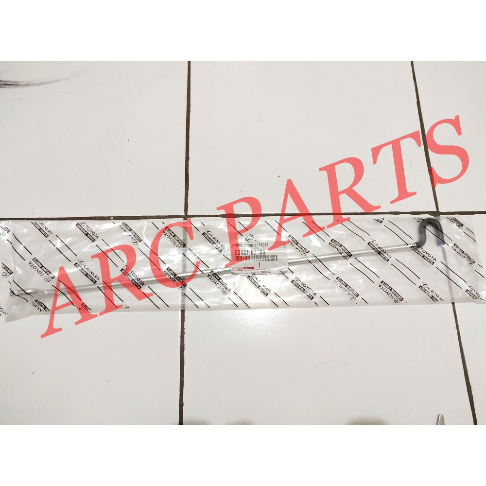 tiang tongkat besi penyangga kap mesin avanza xenia 2016 2017 2018 2019 original gress baru