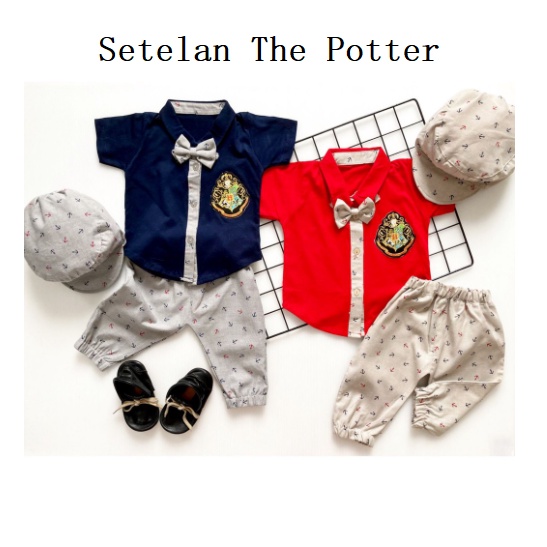 The Potter Set baju anak bayi tuxedo jas bayi Anak Laki Cowo Pakaian Pesta Murah Lucu CBKS FBS