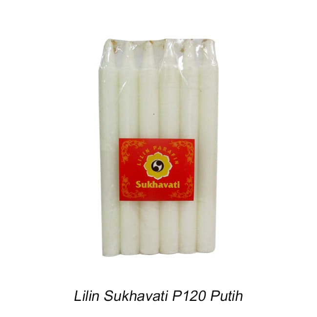 Lilin sembahyang Sukhavati Putih