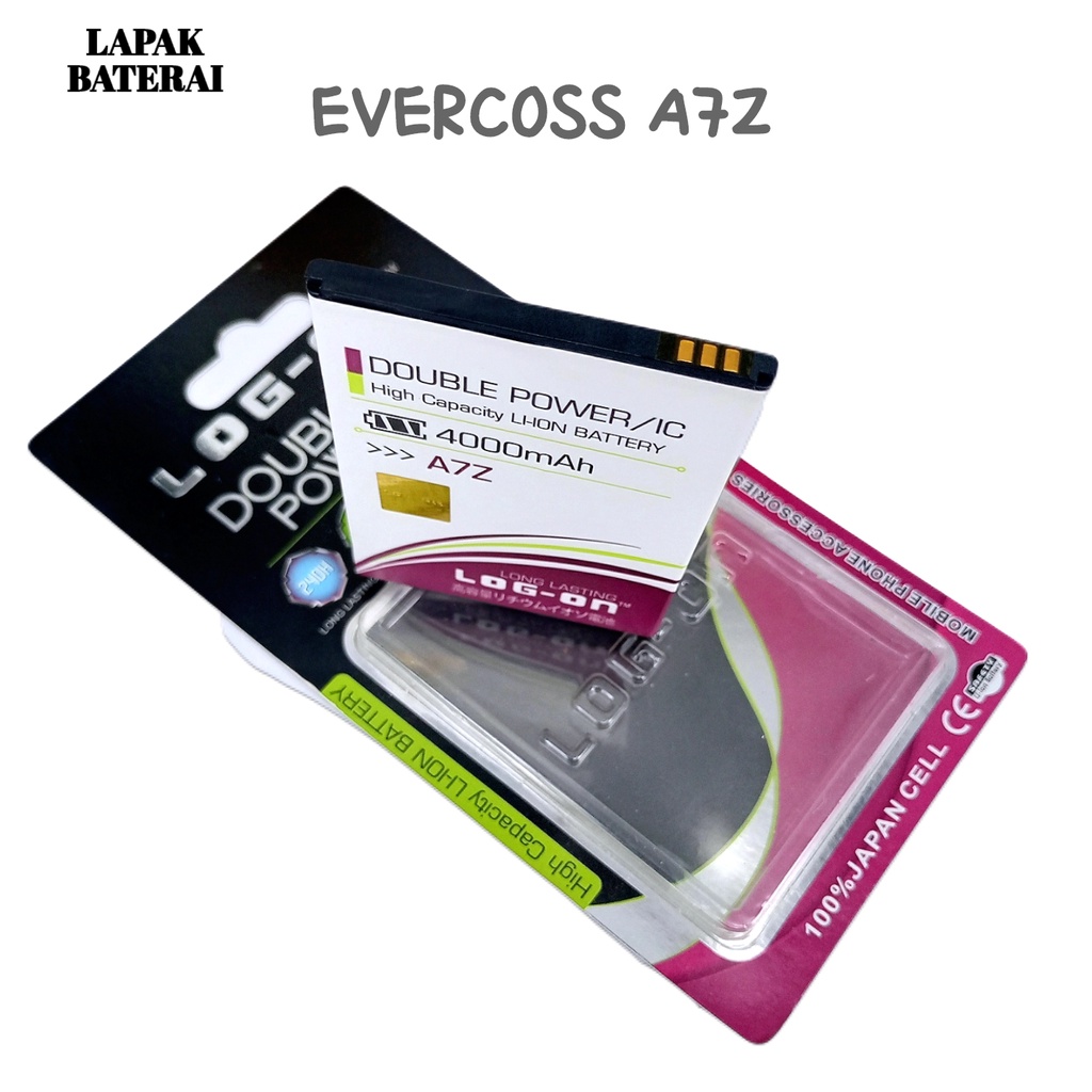 LOG - ON Evercoss A7Z Baterai Double IC Protection Battery Batre