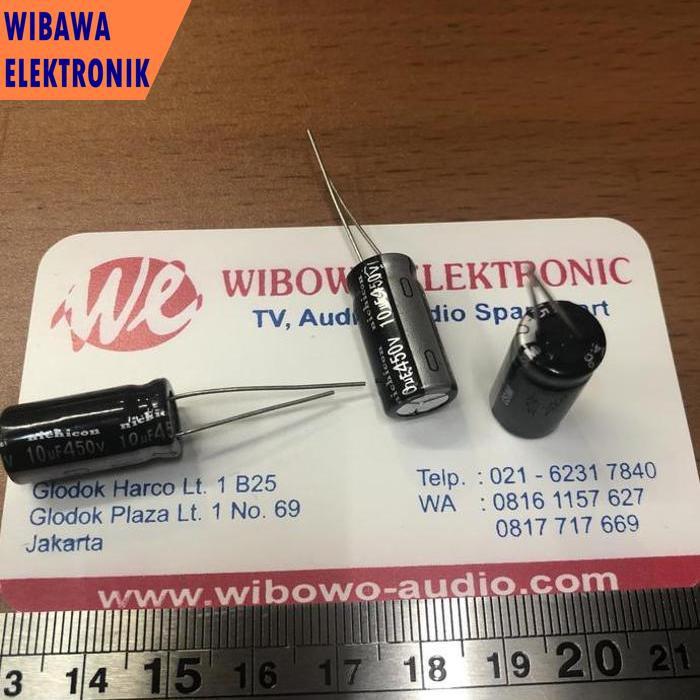 Capacitor elco 10uf-450v 10uf 450v wbwele88 Juara