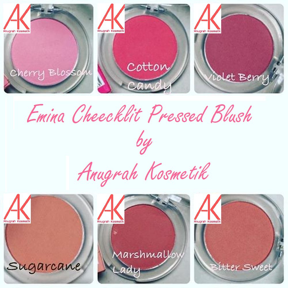 Emina Cheeklit Pressed Blush On 3,5gr | Shopee Indonesia