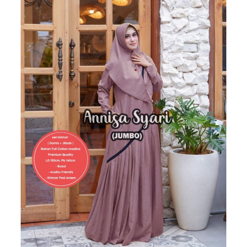 BAJU GAMIS MAXI/GAMIS SYARI ANNISA JUMBO TERBARU