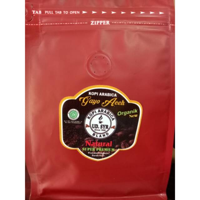 

Bubuk Kopi Aceh Arabica Gayo Natural SYR 250 Gram