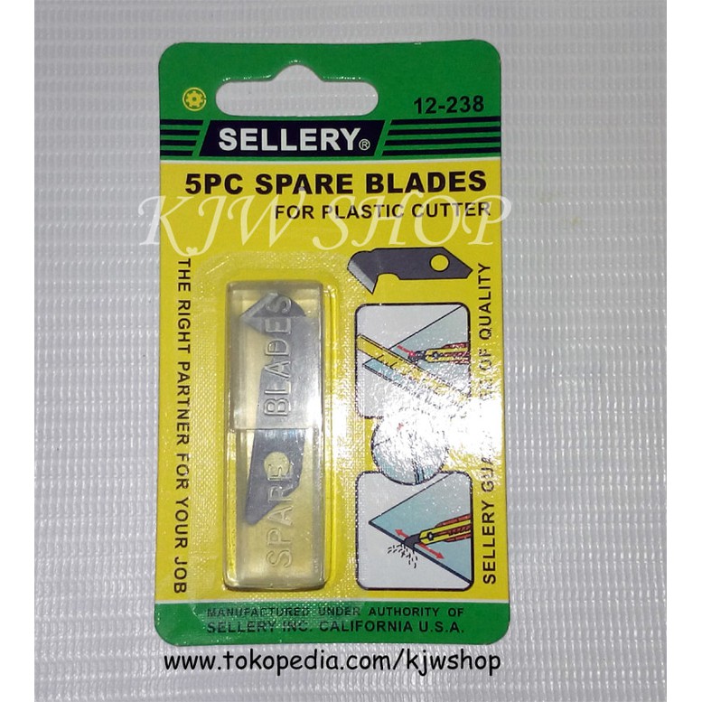 

Isi Cutter Acrylic Acrilic 5Pc Blades For Plastic Cutter SELLERY