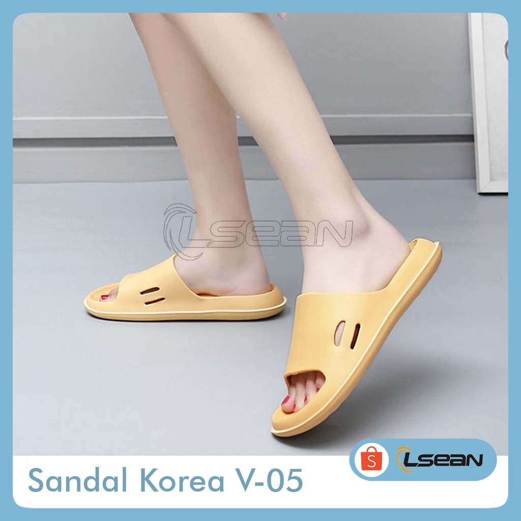 SANDAL SLIP ON CEWEK BAHAN EVA TERBARU SANDAL KOREA | SANDAL V-05