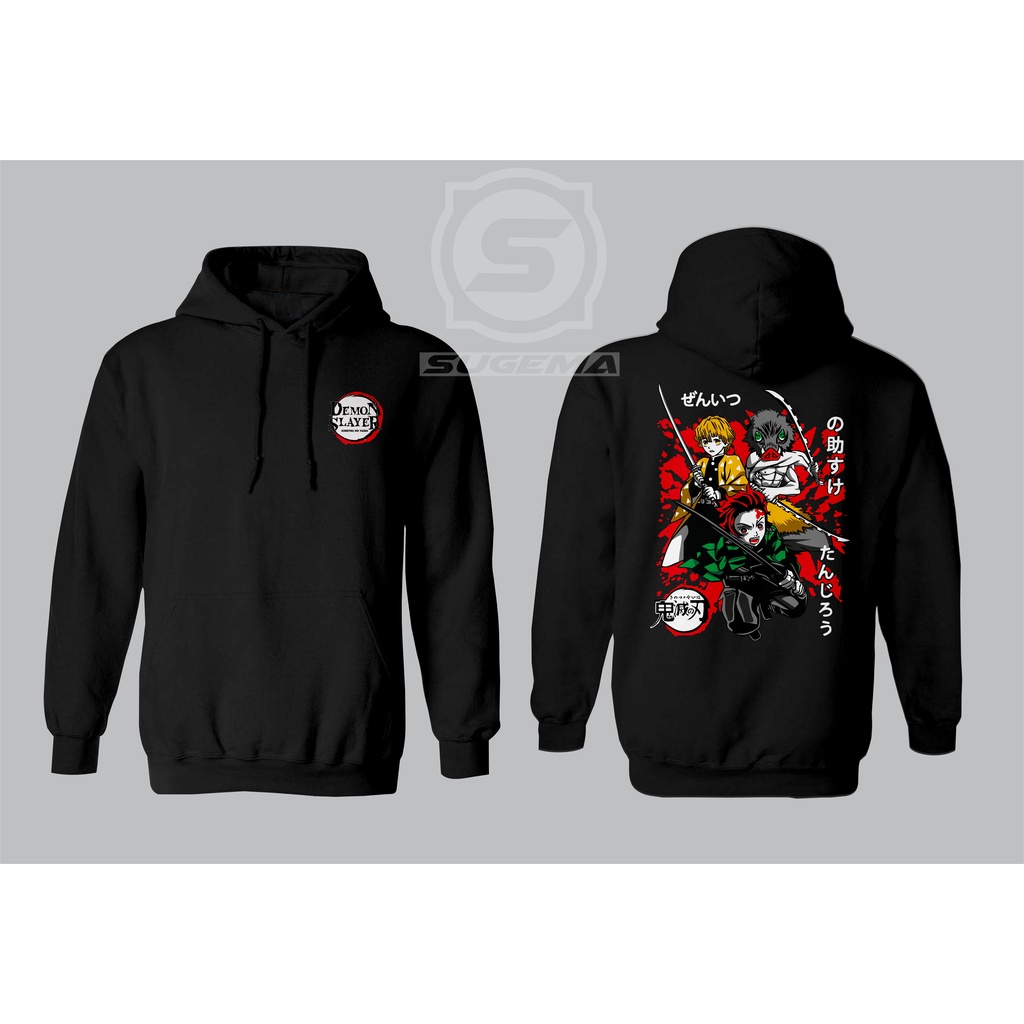 Sweater Hoodie Jumper Demon Slayer Tanjiro - Inosuke - Zenitsu 01