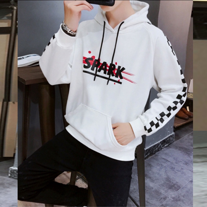 Lilipop.id Sweater Pria Spark Hoodie Jumper Outwear