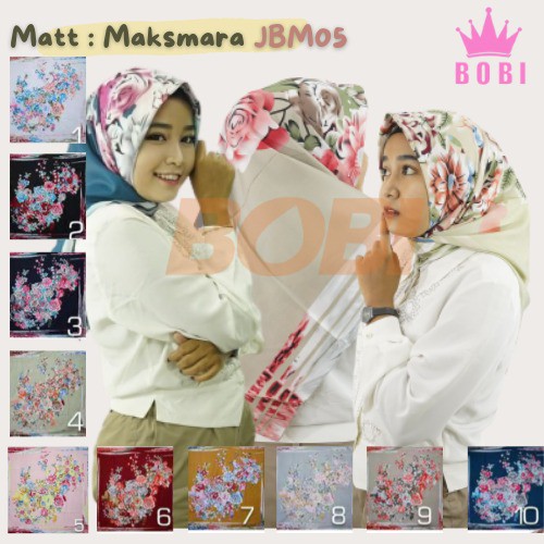 Jilbab Segitiga Mei Chen /  Hijab Variasi Motif Kode JBM 005 s.d JBM 008