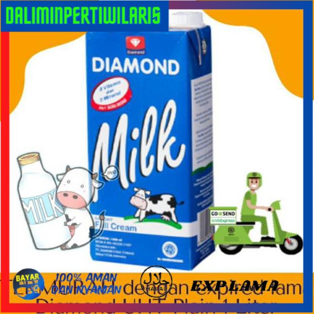 

BISA COD Diamond UHT Full Cream 1 liter - grosir 1 karton (12 pcs) TERLENGKAP [Kode 1|Kode 2|Kode
