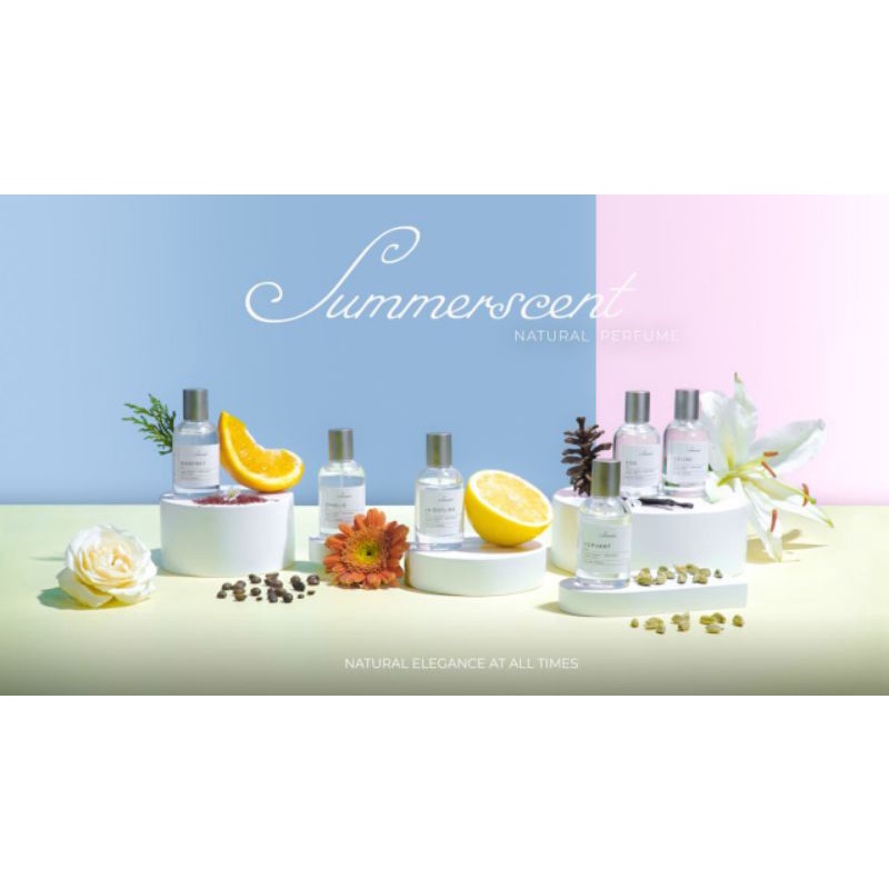 Parfum Wanita / Laki-laki / Summerscent Natural Parfume / Godfrey / Celine / Zoe / Ophelie / Ja Quil