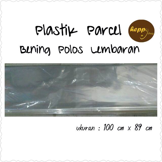 

Plastik Parcel Bening Polos Lembaran
